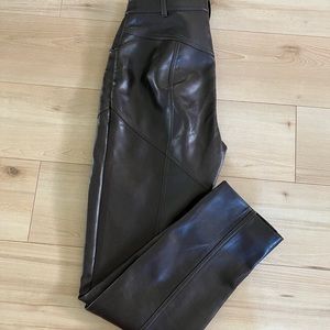Aritzia, Rebel Vegan Leather Pants, size 0